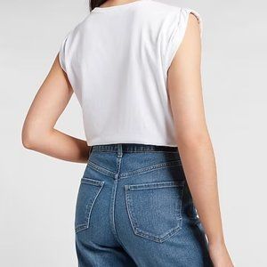 Woman's Cotton Muscle Tank - White